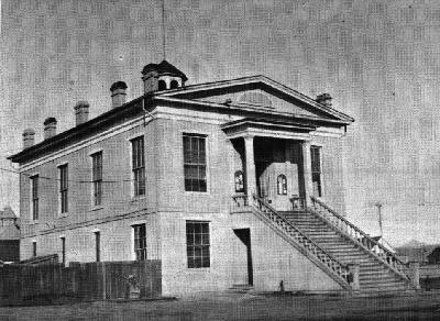 First Elko County Courthouse in 1869.