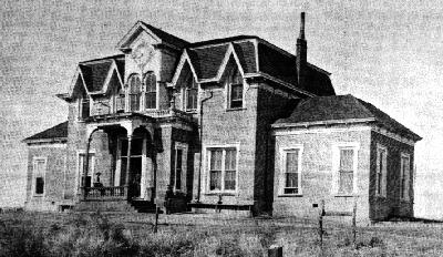 First University of Nevada building. Located at the corner of Ninth and College streets.