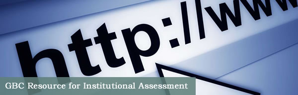 Institutional Research Assessment Resources page title graphic.