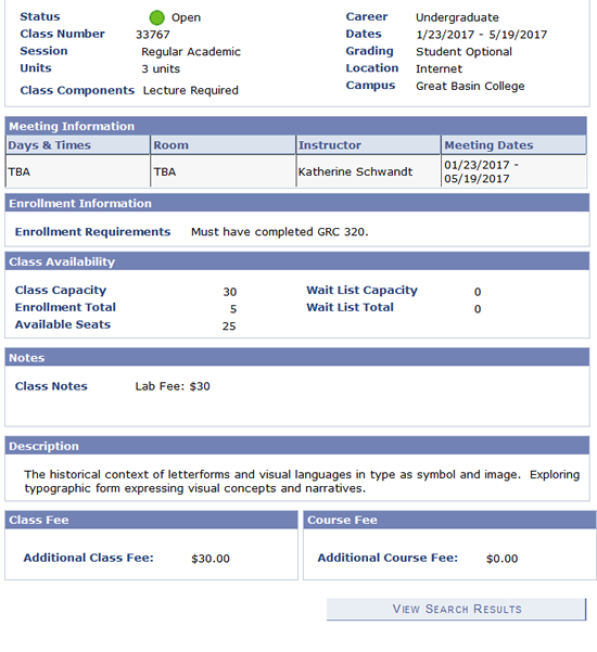 Search MyGBC for classes picture 3 