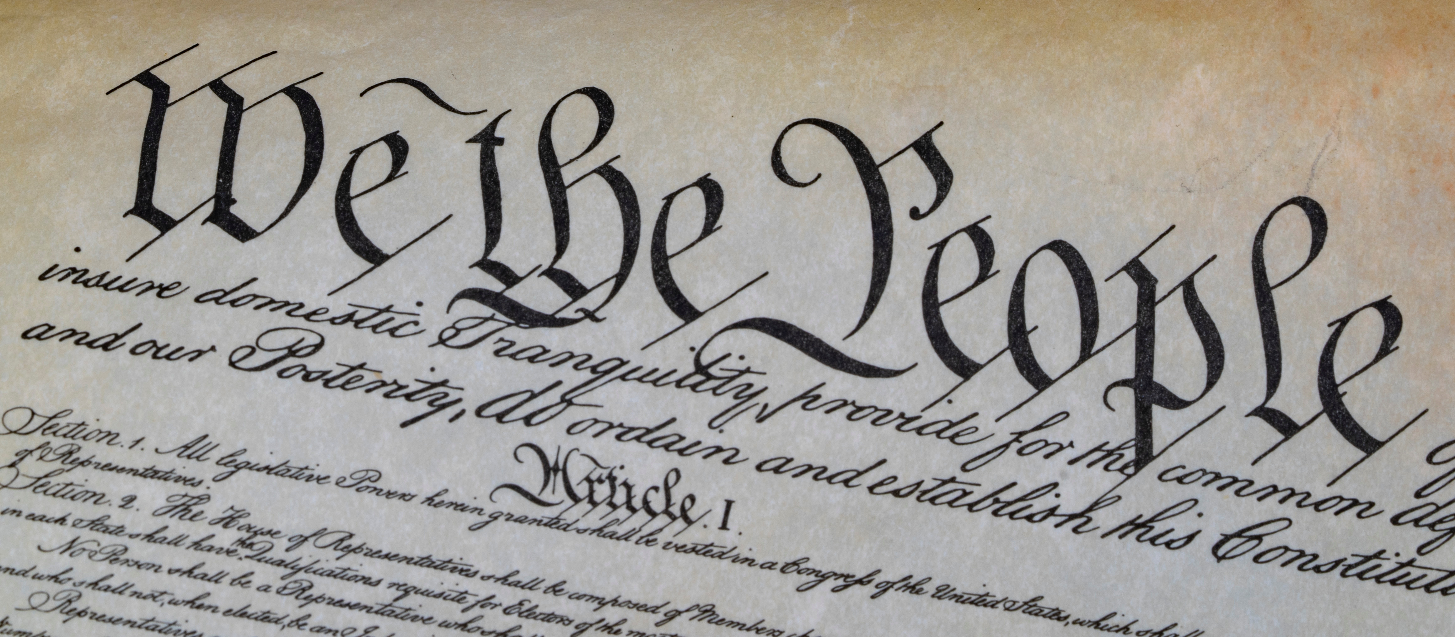 Closeup Constitution 
