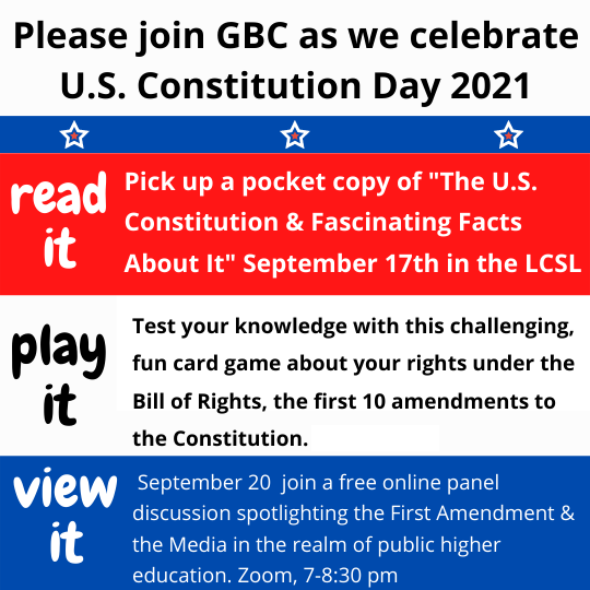 Celebrate Constitution Day 2021 graphic.