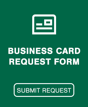 Business Card icon with web request submission text.