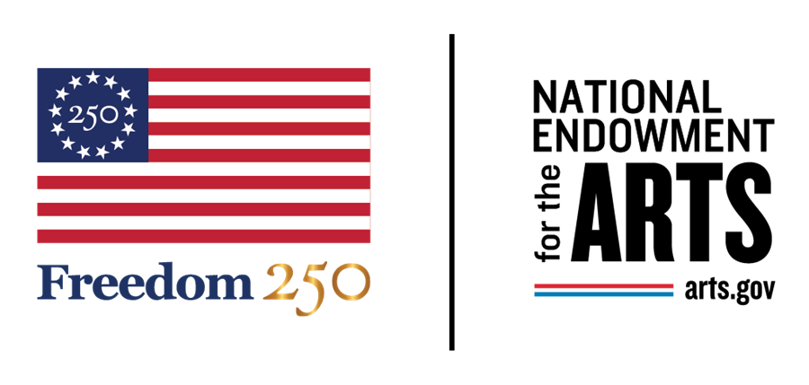 National Endowment for the Arts and America 250 logo National Endowment for the Arts and America 250 logo