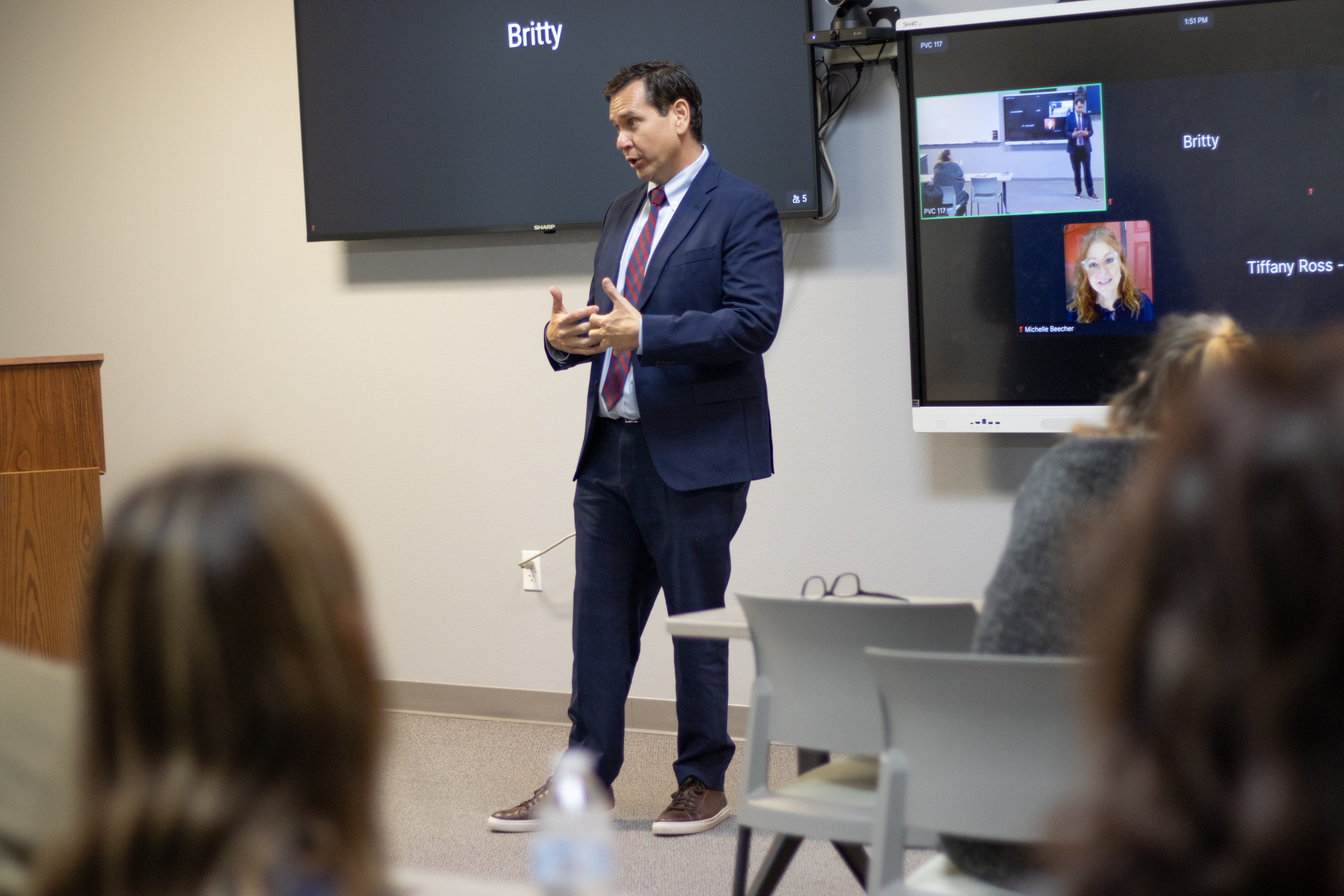 NV Secretary of State Aguilar Visits GBC Pahrump