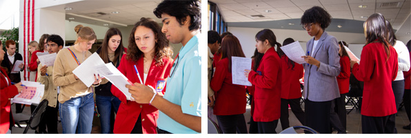 Students attending the SkillsUSA conference at Great basin College.