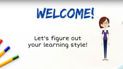 Know Your Learning Style video graphic.