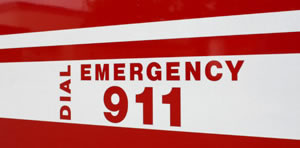 Emergency Dial 911 graphic