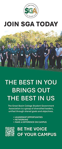 SGA members in front of trees with SGA text "The best in you brings out the best in us."