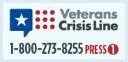 Veterans Crisis Line logo graphic.